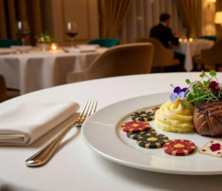 Fine dining jelo posluženo u casino restoranu